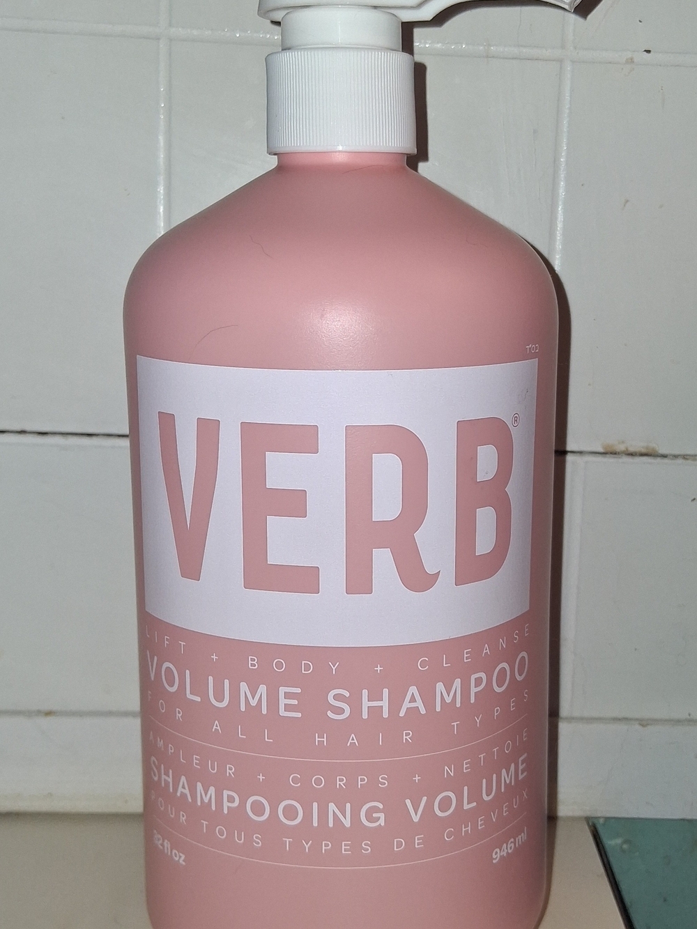 VERB Volume Shampoo 32oz. Made For All Hair Types Free Of Parabens & Sulfates